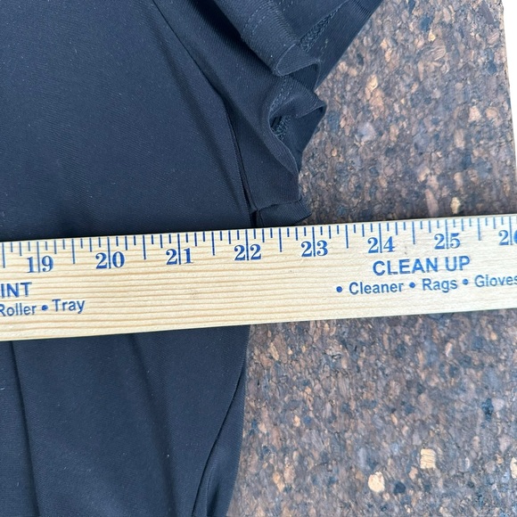 Anne Klein Women’s 3X Black T Shirt Ruched Sides Basic Short Sleeve Capsule - Picture 3 of 12